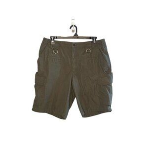 LAPG Operator Tactical cargo Shorts men's Rip Stop green flat front size 38